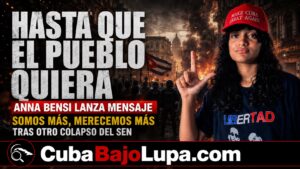 “ESTO SERÁ HASTA QUE EL PUEBLO QUIERA”: ANNA BENSI LANZA UN MENSAJE DIRECTO A CUBA