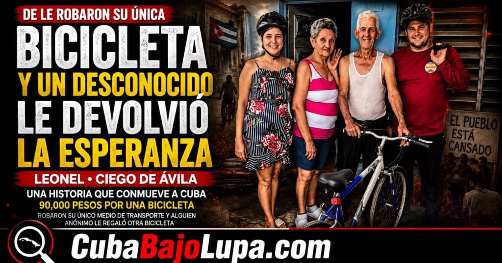 A ESTE ANCIANO CUBANO LE ROBARON SU VIEJA BICICLETA… Y UN DESCONOCIDO LE DEVOLVIÓ LA ESPERANZA