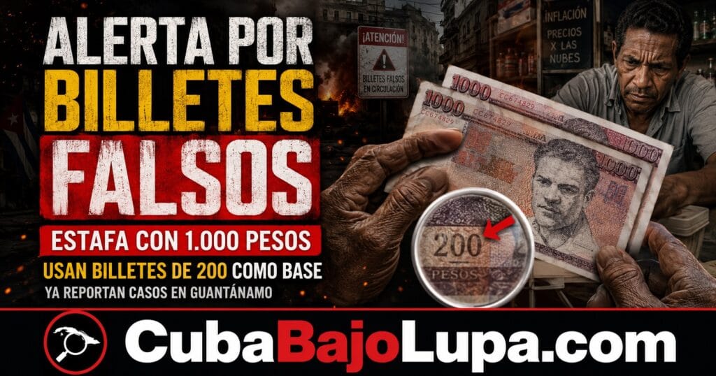 🚨 ALERTA EN GUANTÁNAMO: CIRCULAN BILLETES FALSOS DE 1.000 PESOS