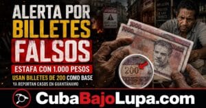 🚨 ALERTA EN GUANTÁNAMO: CIRCULAN BILLETES FALSOS DE 1.000 PESOS