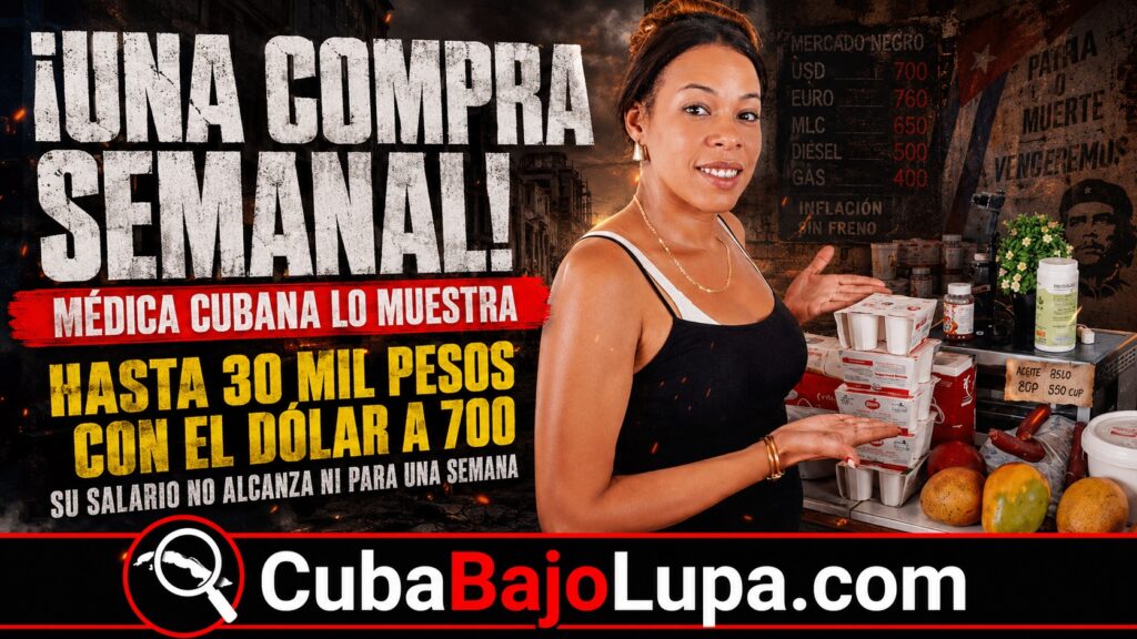 MÉDICA CUBANA REVELA CUÁNTO CUESTA “RESOLVER” UNA SEMANA DE COMIDA EN CUBA