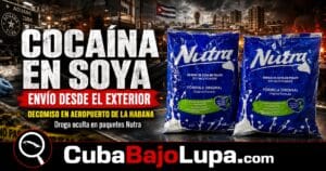 COCAÍNA OCULTA EN BEBIDA DE SOYA: NUEVO DECOMISO EN EL AEROPUERTO DE LA HABANA