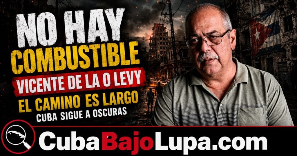 “EL CAMINO ES LARGO”: MINISTRO DE ENERGÍA ADMITE QUE CUBA NO TIENE COMBUSTIBLE PARA SALIR DE LOS APAGONES