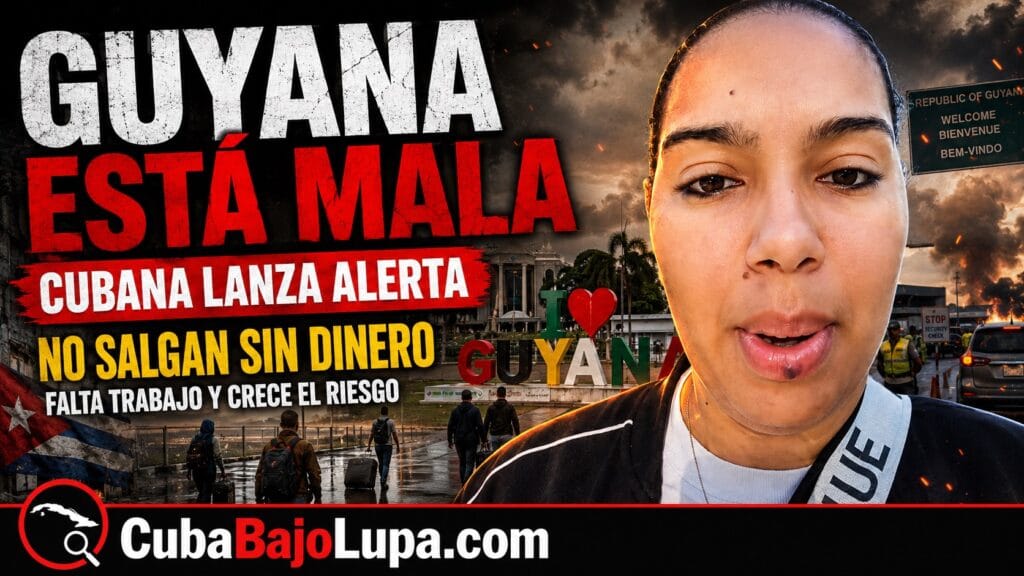 CUBANA ALERTA A LOS QUE QUIEREN VIAJAR A GUYANA: “NO SALGAN A LO LOCO, VAYAN CON DINERITO”