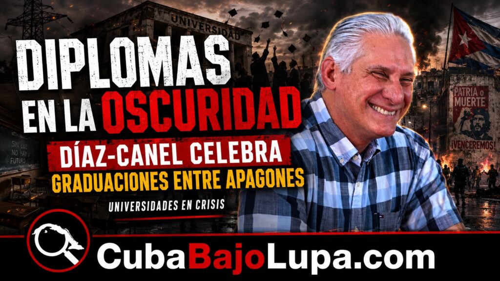 DIAZ-CANEL CELEBRA MIENTRAS CUBA SE HUNDE EN LA OSCURIDAD POR SU TERCERA DESCONEXION DEL SEN EN UNA SEMANA