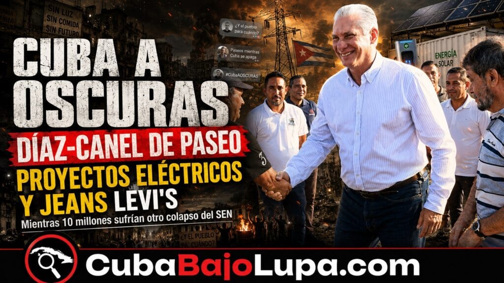 DIAZ-CANEL APARECE VESTIDO COMO TODO UN DANDY DURANTE UN RECORRIDO POR INDUSTRIAS DE LA HABANA Y LE LLUEVE LAS CRÍTICAS