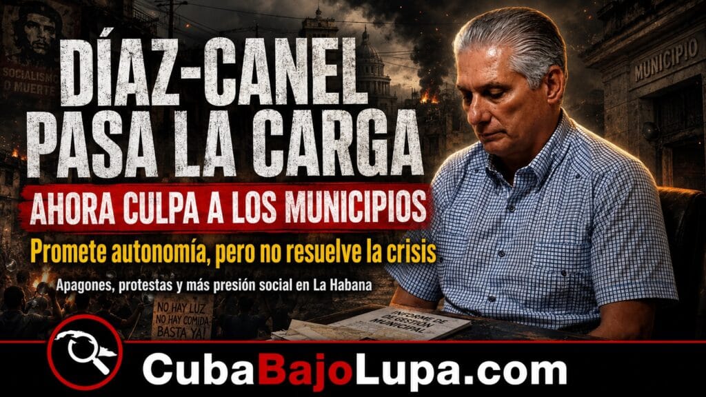 DÍAZ-CANEL LE PASA LA CUENTA DE LA ALIMENTACIÓN DEL PUEBLO A LOS MUNICIPIOS: “AHORA RESUELVAN USTEDES”