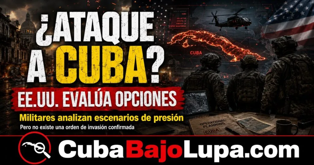 EE.UU. PIERDA LA PACIENCIA Y EVALÚA OPCIONES MILITARES SOBRE CUBA, PERO NO EXISTE UNA ORDEN DE ATAQUE