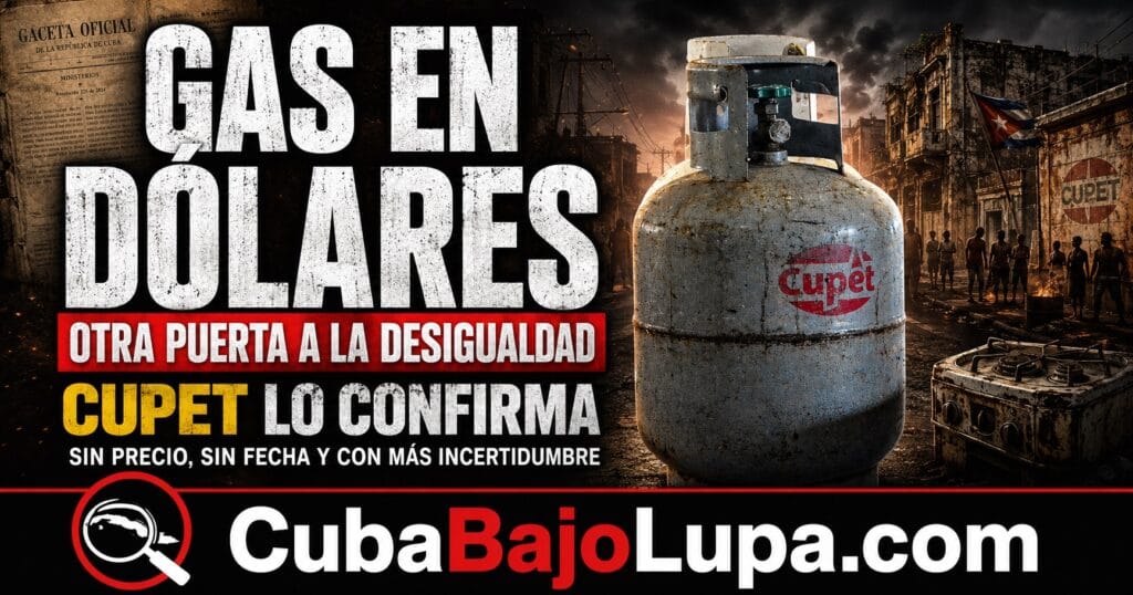 GAS DE BALITA EN DÓLARES: RÉGIMEN LEGALIZA EN LA GACETA OFICIAL LA VENTA EN DIVISAS DEL GAS LICUADO A LA POBLACIÓN