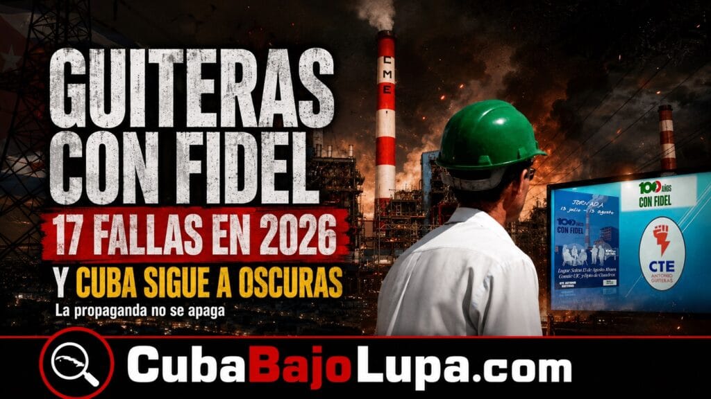 TERMOELÉCTRICA GUITERAS VIVE ROTA, PERO SUS DIRECTIVOS DICEN TENERLO TODO LISTO PARA CELEBRAR EL CENTENARIO DE FIDEL CASTRO