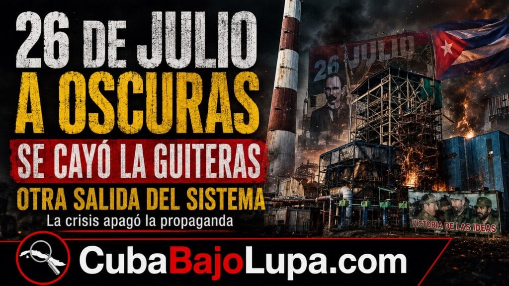 LA GUITERAS NO QUISO PARTICIPAR DEL ACTO POR EL 26 DE JULIO Y ANUNCIA SU SALIDA POR ROTURA EN EL «ECONOMIZADOR»