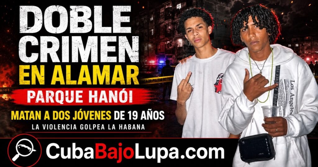 ¡LAS IMÁGENES SON IMPACTANTES! DOS JÓVENES DE 19 AÑOS SON ASESINADOS A PUÑALADAS EN EL PARQUE HANOI, DE ALAMAR