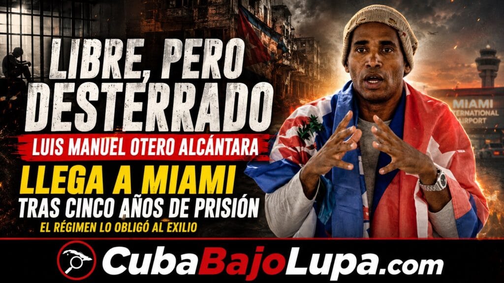 LUIS MANUEL OTERO ALCÁNTARA LLEGA A MIAMI TRAS CINCO AÑOS DE PRISIÓN