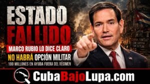 MARCO RUBIO PROMETE A LOS CUBANOS UN PAÍS «PRÓSPERO, SEGURO Y CON UN FUTURO MEJOR»