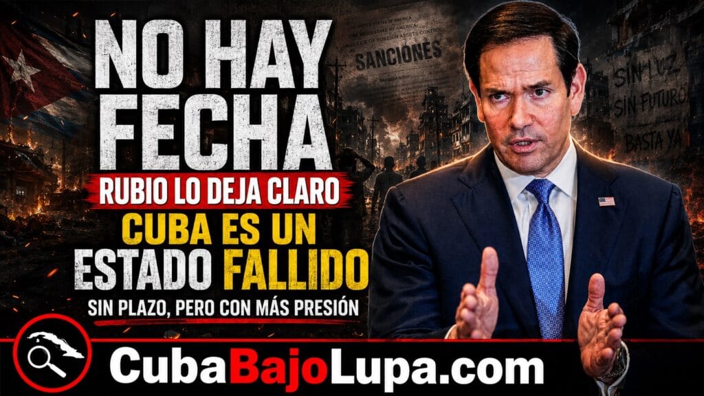 MARCO RUBIO ACLARA QUE NO DAN POR HECHO QUE EL RÉGIMEN CUBANO CAIGA ESTE AÑO: «OJALÁ FUERA MAÑANA»