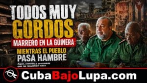MARRERO HABLA DE PRODUCIR ALIMENTOS EN LA HABANA MIENTRAS EXHIBE SU PANZONA VESTIDO DE MILITAR