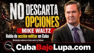 EMBAJADOR DE EE.UU. ADVIERTE QUE LA ADMINISTRACIÓN NO HA DESCARTADO UNA INVASIÓN MILITAR EN CUBA PARA PROVOCAR UN CAMBIO