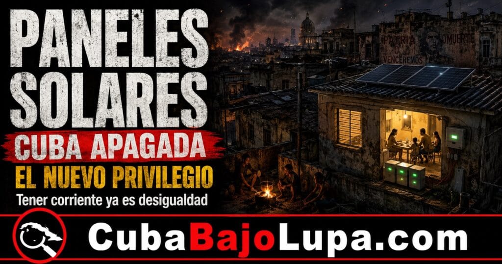 TENER UNA CASA CON UN SISTEMA DE RESPALDO ELÉCTRICO DE PANELES SOLARES TE CONVIERTE EN UNA NUEVA CLASE SOCIAL EN CUBA