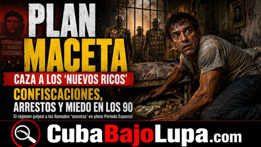 PLAN MACETA: CUANDO TENER DINERO EN LA CUBA DE LOS 90´S FUE PENADO POR LA LEY Y CIENTOS TERMINARON EN PRISIÓN