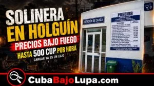 APAGONES SE CONVIERTEN EN NEGOCIO: ESTOS SON LOS PRECIOS POR CARGAR EQUIPOS, MOTOS Y ECOFLOW EN LA PRIMERA SOLINERA DE HOLGUÍN