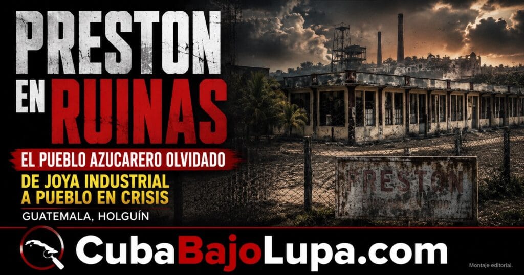 PRESTON, EL PUEBLO «AMERICANO» EN CUBA QUE TUVO FERROCARRIL, PUERTO Y HOSPITAL Y HOY SOBREVIVE ENTRE RUINAS