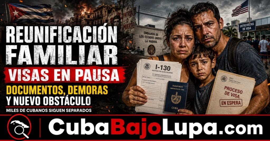 REUNIFICACIÓN FAMILIAR PARA CUBANOS: CUÁNTO DEMORA, QUÉ DOCUMENTOS EXIGE Y CUÁNDO BUSCAR UN ABOGADO