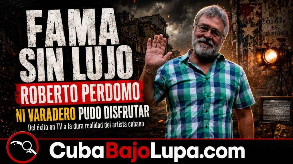 ROBERTO PERDOMO ROMPE EL SILENCIO: REVELA UNA VIDA DE CARENCIAS, NECESIDADES Y ALCOHOLISMO EN CUBA