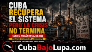 RÉGIMEN ASEGURA QUE EL SISTEMA ELECTROENERGÉTICO NACIONAL HA SIDO RESTABLECIDO EN TODO EL PAÍS
