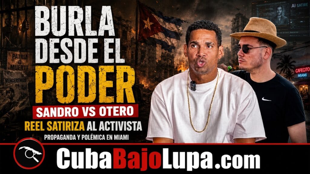SANDRO CASTRO SE BURLA DE OTERO ALCÁNTARA EN UN REEL ANIMADO QUE PARECE SALIDO DE LAS MANOS DE LA SEGURIDAD DEL ESTADO