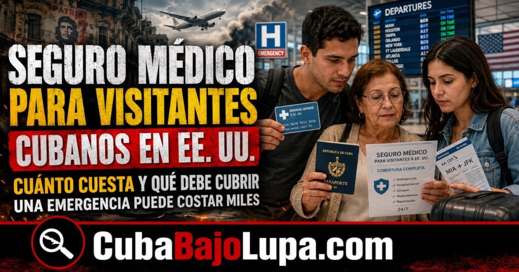 SEGURO MÉDICO PARA CUBANOS QUE VISITAN ESTADOS UNIDOS: CUÁNTO CUESTA Y QUÉ DEBE CUBRIR