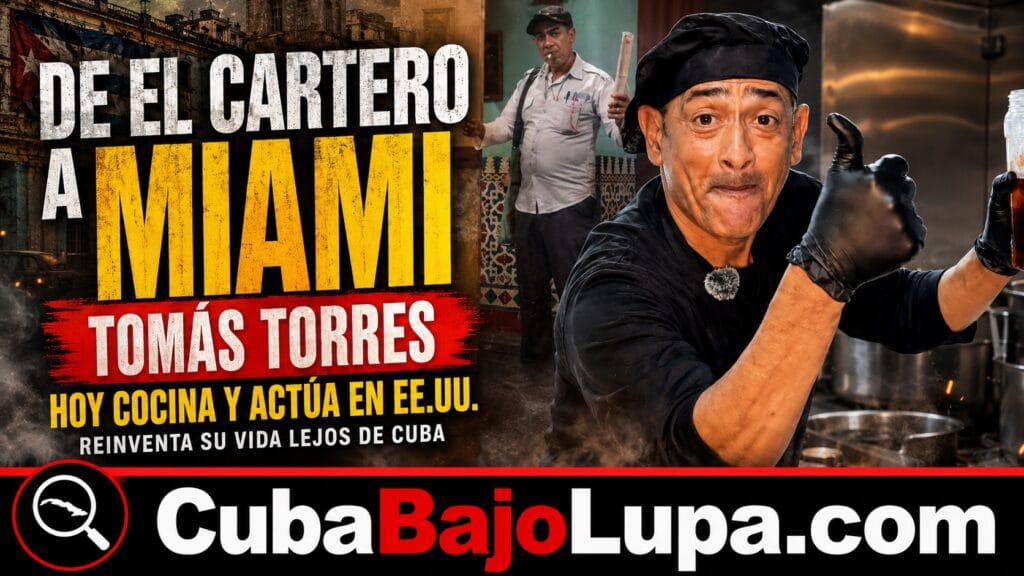 DE “EL CARTERO” DE VIVIR DEL CUENTO A LA COCINA EN MIAMI: TOMÁS TORRES REINVENTA SU VIDA EN EE.UU.