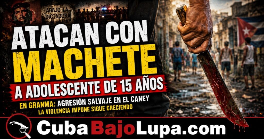 ARRESTAN A CUBANO QUE AGREDIÓ A MACHETAZOS A UN JOVEN DE 15 AÑOS EN GRANMA