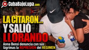ANNA BENSI SALIÓ LLORANDO, PERO NO CALLADA
