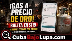 119 DÓLARES POR UNA “BALITA” DE GAS: DENUNCIAN EL PRECIO QUE PAGAN DESDE MIAMI PARA COCINAR EN CUBA