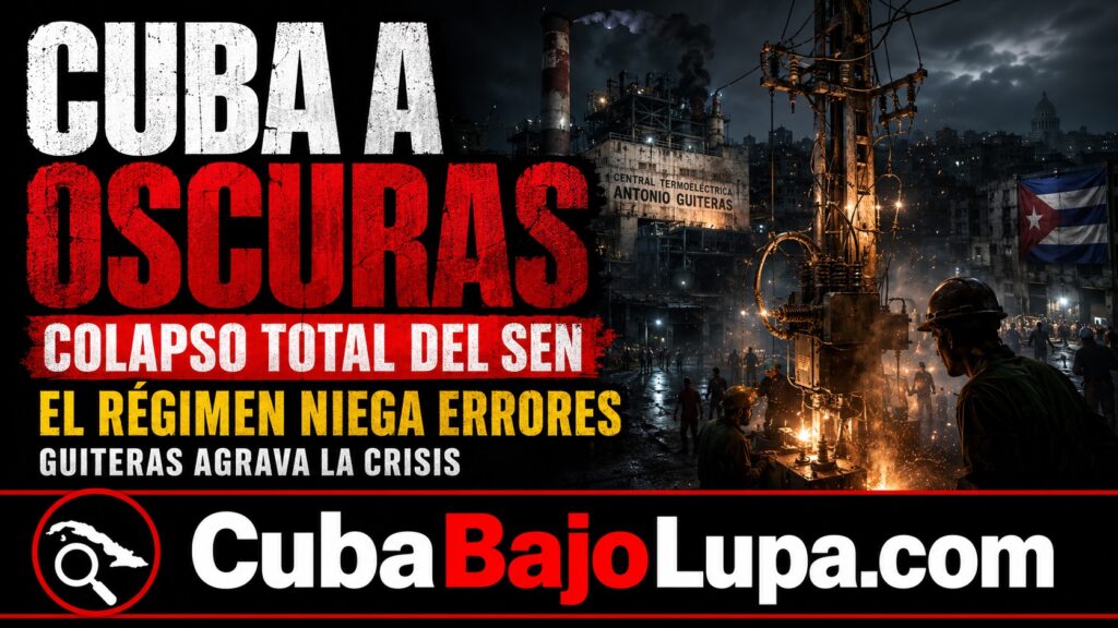 RÉGIMEN NIEGA «ERRORES HUMANOS» EN LAS RECIENTES DESCONEXIONES DEL SISTEMA ELECTROENERGÉTICO NACIONAL