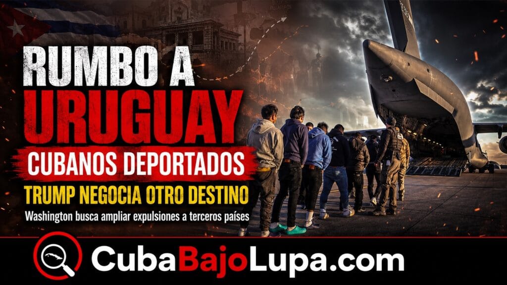 URUGUAY PODRÍA RECIBIR CUBANOS DEPORTADOS DESDE EE.UU.: TRUMP NEGOCIA UN NUEVO DESTINO