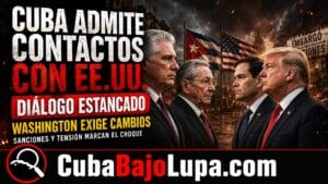RÉGIMEN CUBANO ADMITE CONTACTOS DIRECTOS CON EE.UU., PERO DICE QUE EL DIÁLOGO QUEDÓ «ESTANCADO»