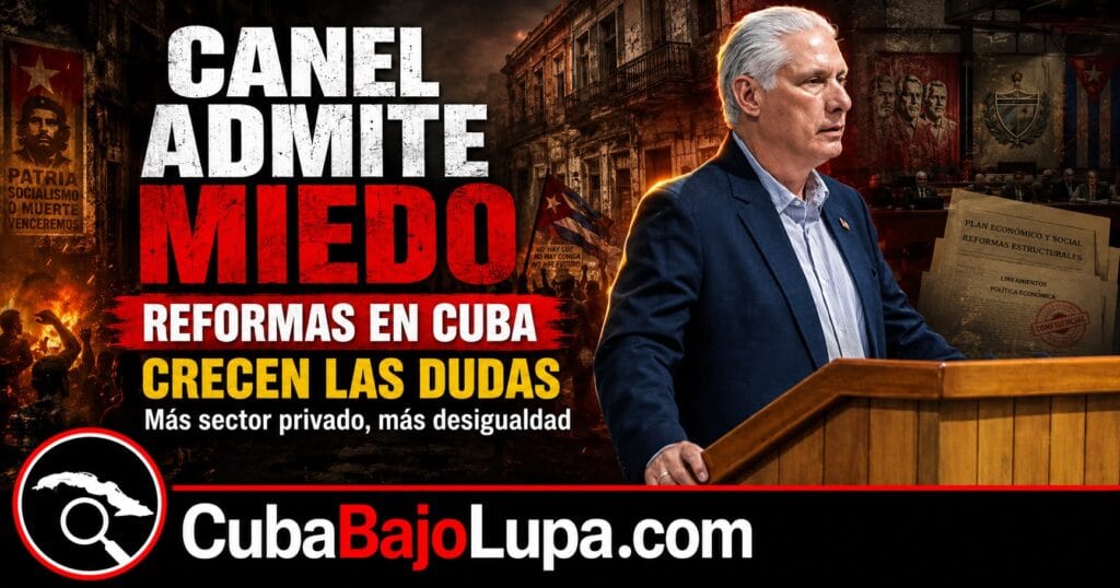 DIAZ-CANEL DICE ESTAR «PREOCUPADO» POR EL RUMBO AL CAPITALISMO QUE ESTÁ TOMANDO LA ECONOMÍA EN CUBA