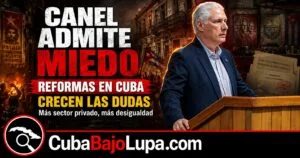 DIAZ-CANEL DICE ESTAR «PREOCUPADO» POR EL RUMBO AL CAPITALISMO QUE ESTÁ TOMANDO LA ECONOMÍA EN CUBA