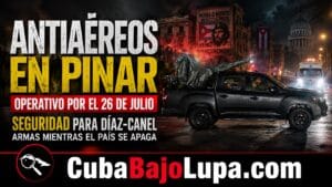 ¿MIEDO EN PINAR DEL RÍO? SACAN EQUIPOS ANTIAÉREOS DURANTE EL ACTO DE DÍAZ-CANEL