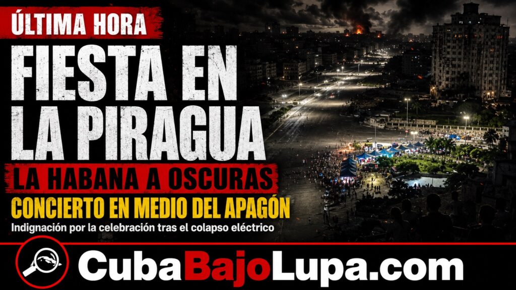 FIESTA HOY EN LA PIRAGUA MIENTRAS EL RESTO DE LA HABANA ESTÁ A OSCURAS