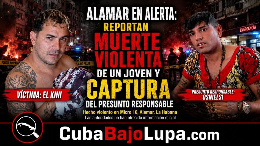 ALAMAR EN ALERTA: REPORTAN MUERTE VIOLENTA DE UN JOVEN Y CAPTURA DEL PRESUNTO RESPONSABLE