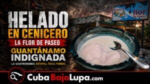 EN GUANTÁNAMO SIRVEN EL HELADO EN UNA HELADERÍA ESTATAL… ¡EN UN CENICERO!