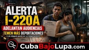ALERTA PARA CUBANOS CON I-220A: ADELANTAN AUDIENCIAS Y CRECE EL TEMOR A DEPORTACIONES