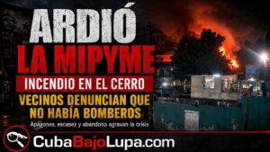 INCENDIO ARRASA UNA MIPYME EN EL CERRO: “AQUÍ NO HAY NI CARRO BOMBERO”