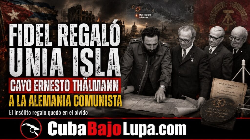DE CUANDO FIDEL CASTRO LE REGALÓ UNA ISLA DE CUBA A LOS ALEMANES COMO SI TODO EL PAÍS FUESE SU PREDIO PRIVADO
