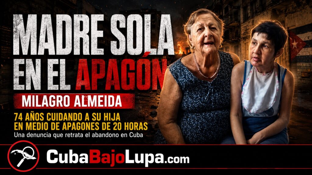 “MI HIJA NO PUEDE HABLAR, PERO SÍ SUFRE”: EL DRAMA DE UNA MADRE CUBANA ENTRE APAGONES DE 20 HORAS