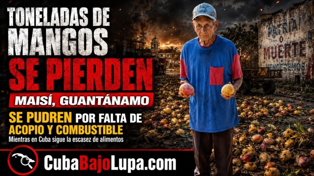 TONELADAS DE MANGOS SE PUDREN EN EL LA TIERRA EN GUANTÁNAMO MIENTRAS EN CUBA FALTA COMIDA