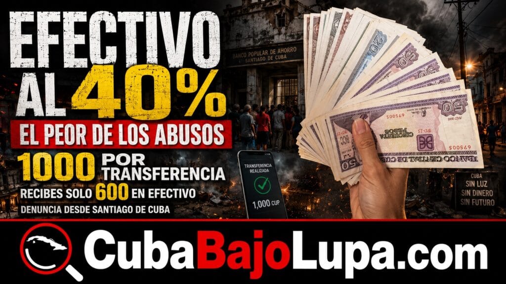 EL EFECTIVO SE CONVIERTE EN LUJO: TRANSFERIR 1,000 PESOS PARA RECIBIR SOLO 600