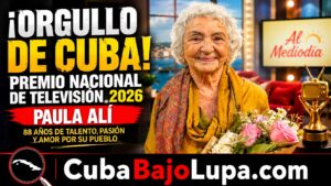 PAULA ALÍ, LEYENDA VIVA DE CUBA, RECIBE EL PREMIO NACIONAL DE TELEVISIÓN 2026
